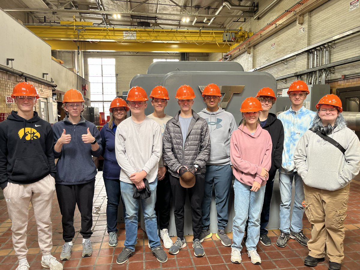 bruingineering's tweet photo. Had a great field trip to the Brooks Center and VT Power Plant today! https://t.co/VgLBu1vRyD