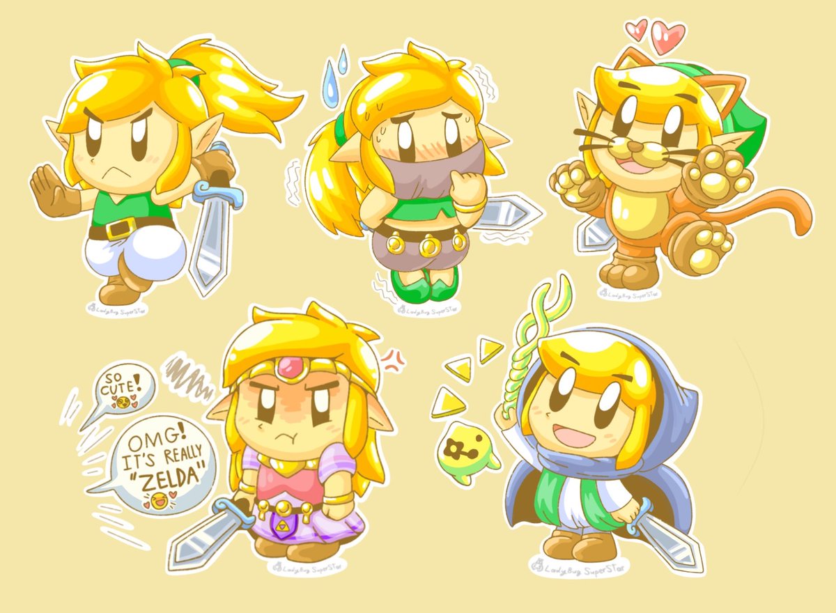 LadyBugSuperSt1's tweet photo. #Zelda #EchoesOfWisdom #Link #Toylink #Art #ゼルダの伝説 #知恵のかりもの #リンク #Nintendo @GREZZO_JP
My take on Link wearing Princess Zelda’s outfits from Echoes Of Wisdom! 🛡️💚⚔️
(If only…) https://t.co/YZ5Vcs9u8T