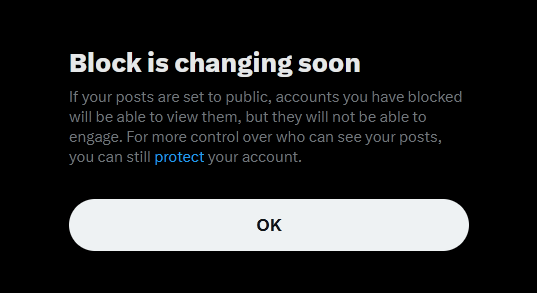 Y'all could just not. There's literally nothing wrong with the block button as it is.