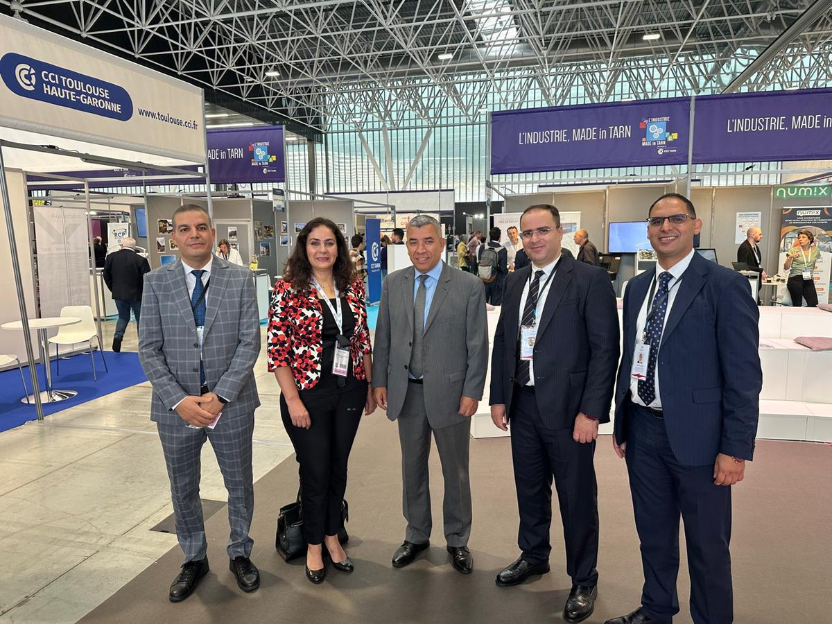 MoroccoToulouse's tweet image. Le #Maroc à l'honneur au Salon de l'industrie #SIANE. Présentation du  DG du  @CRI_TTA #jalal_benhayoun sur l'offre Maroc avec la participation de #jalil_benabdillah, Vice-président région #Occitanie accompagné des élus et des institutionnels
@AmbaMarocFrance 
@MarocDiplomatie