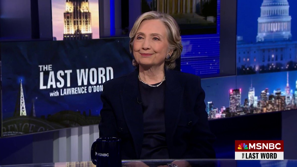 TheLastWord's tweet photo. .@HillaryClinton 'didn't have a single doubt' endorsing Harris to face 'unhinged' Trump https://t.co/VeextgKxiH https://t.co/bIB6UtXgGl