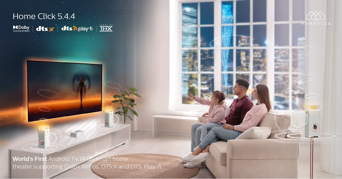 HomaticsGlobal's tweet photo. 💡 Don't just watch "Atlas"—immerse yourself in it. HomeClick's combination of Dolby Atmos and DTS:X is a powerhouse duo that transforms your living room into a real cinema.
🌍 https://t.co/qyK8g1laZI
#Homatics #DolbyAtmos #DolbyVision #DTSX #DTSPlayFi #THX https://t.co/u4jxVGY7F5