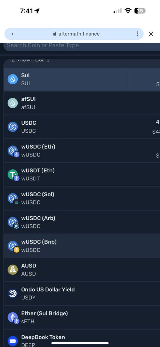 EmanAbio's tweet image. DeFi on @SuiNetwork is light years ahead! With dynamic gas and the ability to pay with $AUSD (@withAUSD), $USDC (@circle), $DEEP (@DeepBookonSui), #ETH, and so many more! 🔥 Huge shoutout to @AftermathFi for building this!