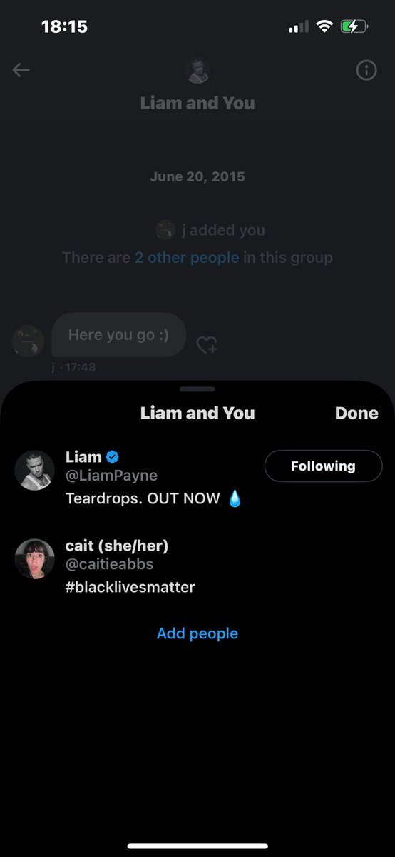 caitieabbs's tweet photo. literally started using Twitter solely to get solo dms with the members. this loss is SO HUGE :( #OneDirection https://t.co/ZLayMwPIiM
