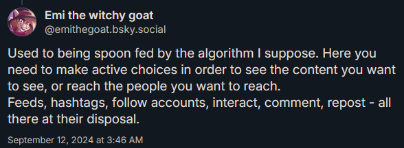 EXGriffins's tweet photo. I have moved over to BlueSky! This comment on the subject is more then enough to say the obvious. Start following people and engaging! https://t.co/T44cqjF4eP