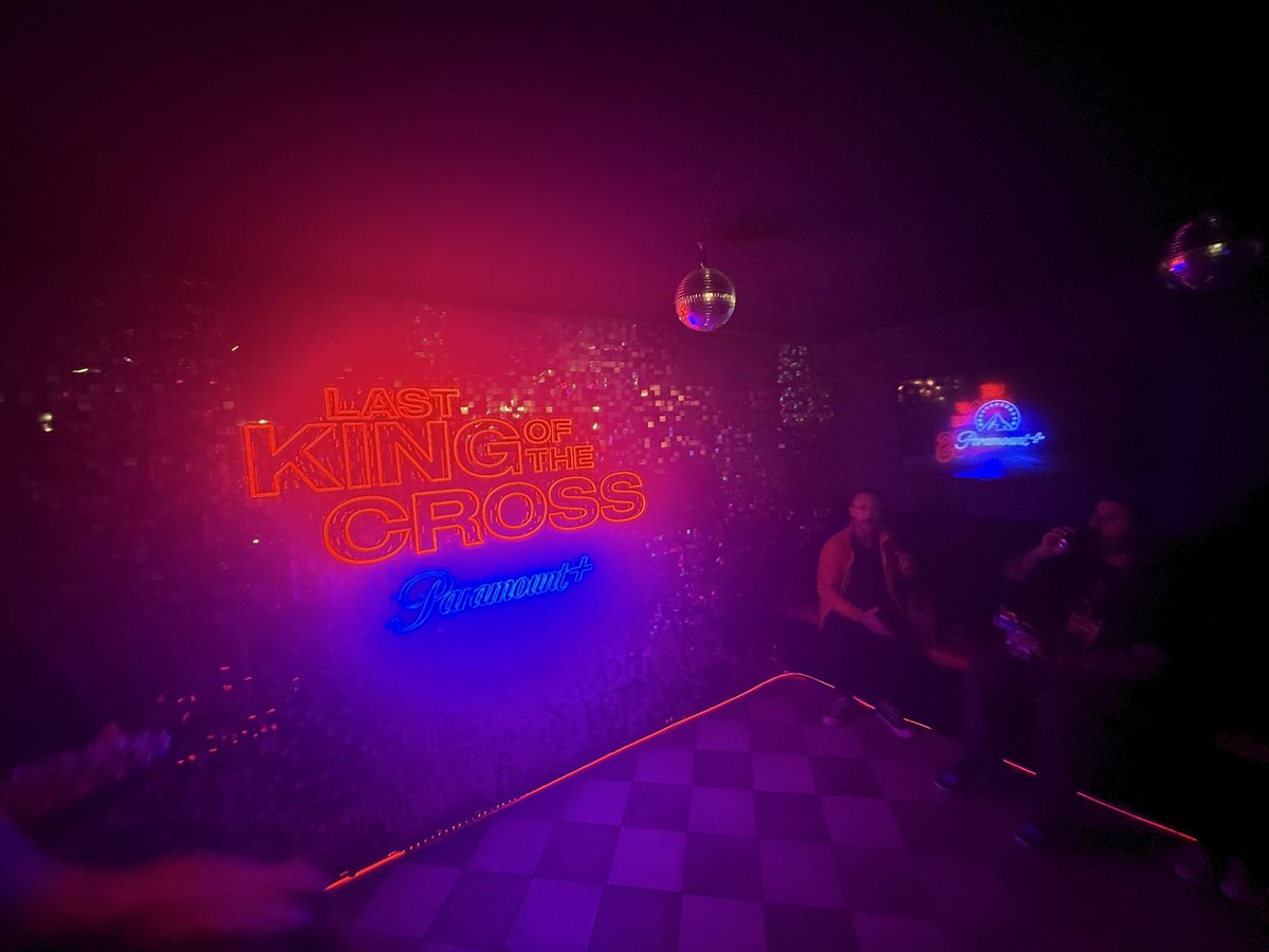 antoninac's tweet photo. Rings of power actual costumes and Last King of the Cross room at the @PrimeVideo activation #SXSWSydney #primesweetspot https://t.co/WzjGQyThdP
