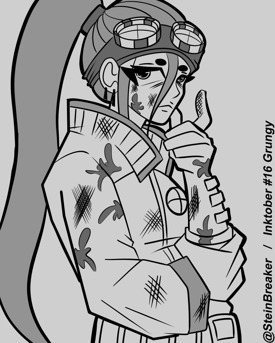 BreakerStein's tweet photo. Inktober día 16 "Grungy"
Dibujo de Victoria
#inktober #inktober2024 #arte #ilustración #dibujo #dibujos #ilustracióndigital #artedigital #illustration https://t.co/P81j5JLrCq
