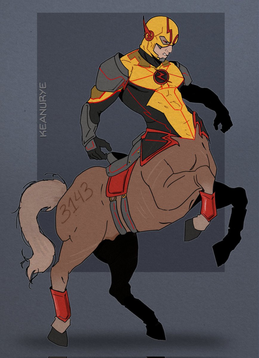 keanurye's tweet image. Me when Centaur 

#ReverseFlash #DC #Fanart