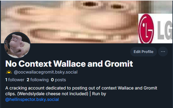 No Context Wallace and Gromit tweet media