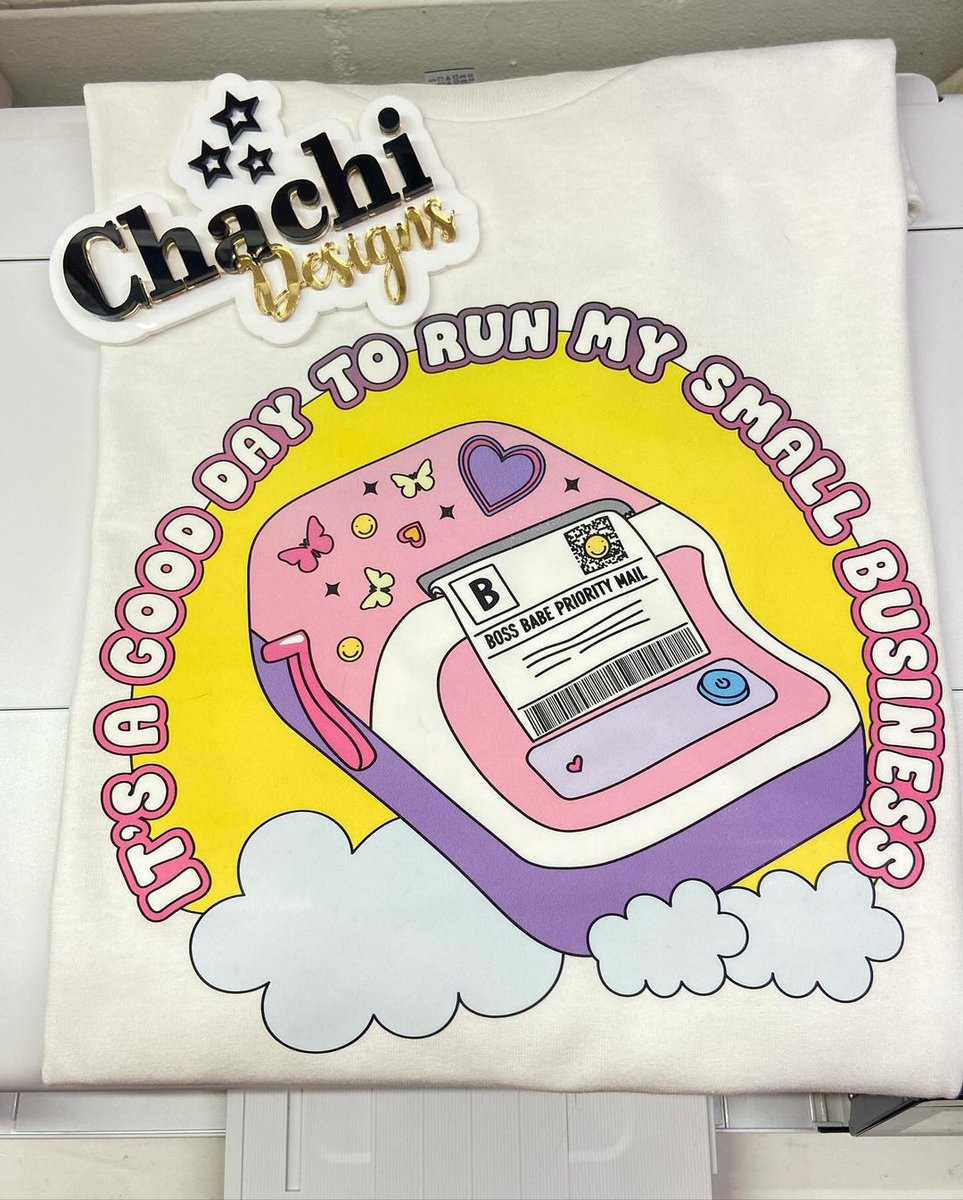 Procoloredprint's tweet image. Inspiring graphic! Come get your good luck for exploding orders and a blooming business! 🔝🔝🔝
- 📸 photo by chachidesigns1
#dtfprinter #Procolored #SME #smallbusiness