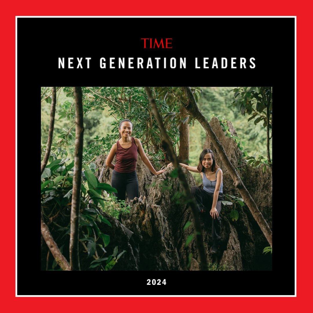 MasungiGeo's tweet photo. We are proud to announce our co-founders' inclusion in @TIME 2024 Next Generation Leaders list! 

"We are deeply honored to stand alongside leaders who are shaping a better tomorrow, and we’re eager to get to know them even more. This recognition isn’t just for us—it belongs to everyone who has stood with Masungi, fought for our forests, and believed in the power of collective action to protect our planet.

The courage to imagine bold solutions, and even more courage to bring them to life—whether that means weathering the challenges or speaking truth to power—has always been our guiding force. But none of this would have been possible without our incredible team, who have faced this difficult work with unwavering dedication, and the larger Masungi community, who embody the spirit of hope and resilience.

We are all the true guardians of this mission, and this moment is as much yours as it is ours.

Let’s keep moving forward— for Masungi, for nature, for the future, and for each other. 🌱💪" - Ann and Billie 

#SaveMasungi
#CareForNature

###
TIME’s 2024 Next Generation Leaders list: https://t.co/OCQHkEXqBQ
TIME: Ann and Billie Dumaliang Are Not Backing Down:
https://t.co/rHZnfSh7nD
Photo Credit: @jilsonstiu
Contact: communications@masungigeoreserve.com