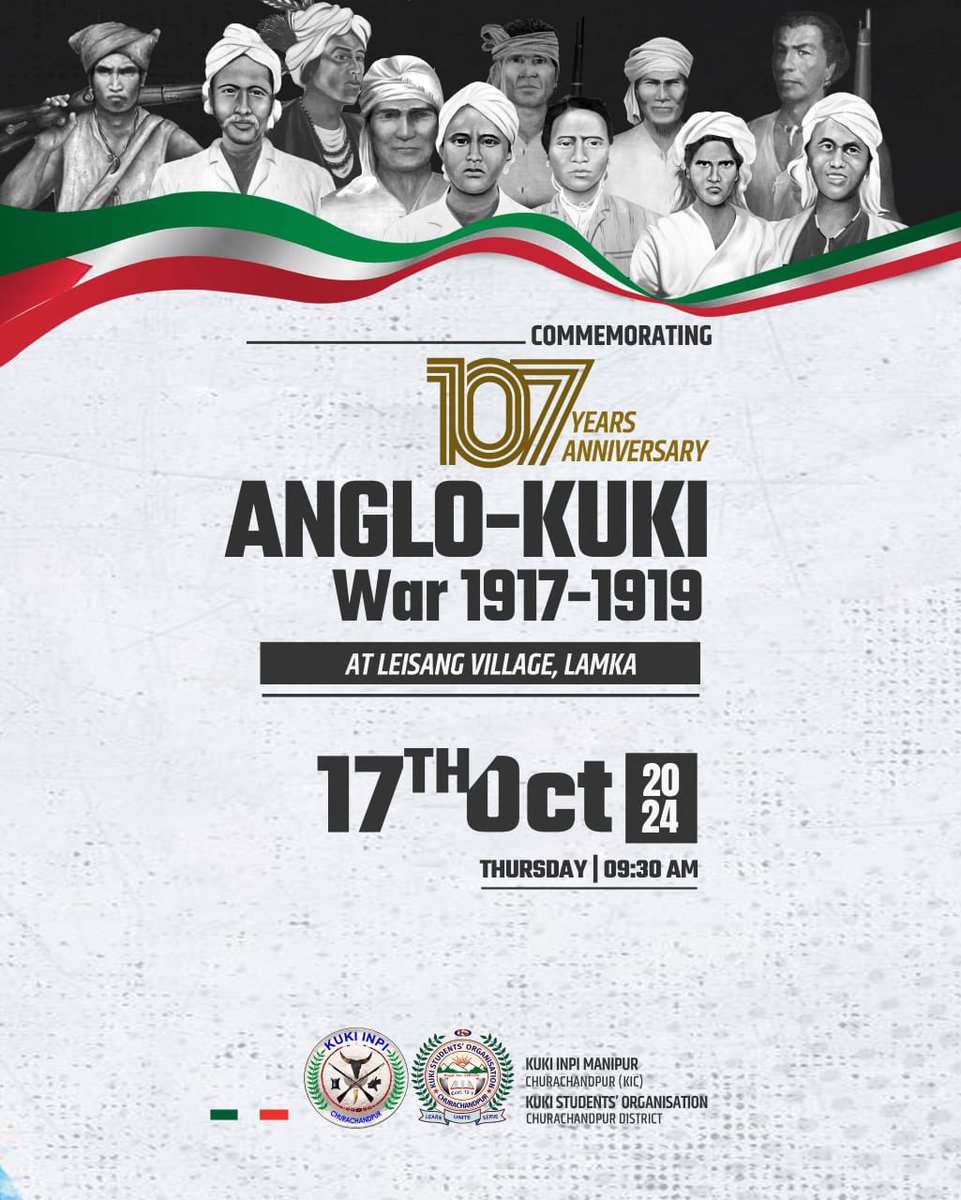davehkismyname's tweet photo. Today marks the 107th Years of the Anglo Kuki War(1917-1919),one of the major Tribal revolts during the colonial rule in India.Yet till today the Kukis are treated less and even worst even though how big was their contribution in the Indian Revolution .
#Anglo_KukiWar
#Kuki https://t.co/sEgPdE68kE