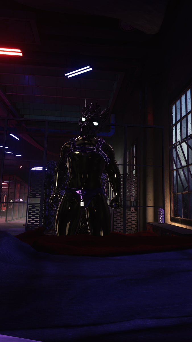 CaeDoggo's tweet image. Oh look whose awake~ 
Don't mind what it is....you had a moment to escape but you stayed there....staring at what it is, standing at the foot of your bed...come closer~