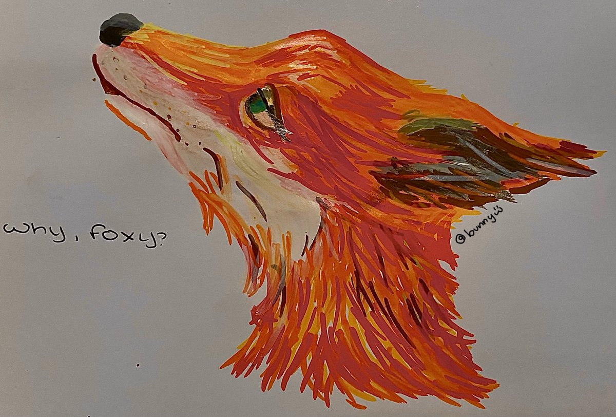 i drew mrs. fox :3
