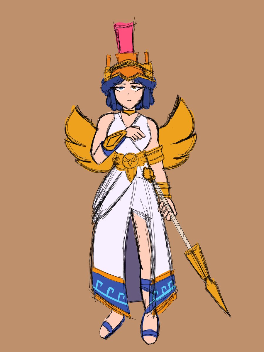 OwUm37's tweet photo. Un dibujo de la diosa PIPER.
perdón piperra controló mí mente por unos segundos.
Es solo un boceto con color de la skin Piper Atenea.
Si hay apoyó lo termino.
Y más dibujos de Brawl Stars.
#BrawlStarsArt #brawlstars #Piperbs #Piper https://t.co/el0soiSHEV