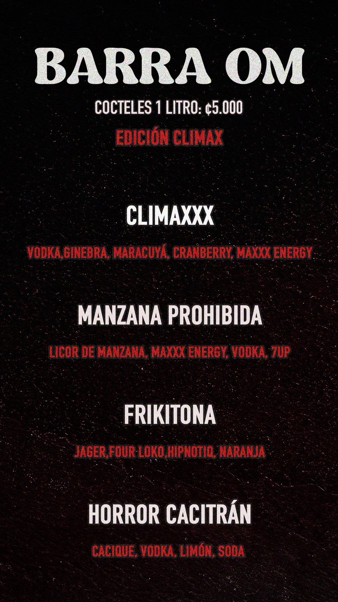 Este sábado estaremos en Climax 🖤 <a href="/lasintitv/">intis</a>
