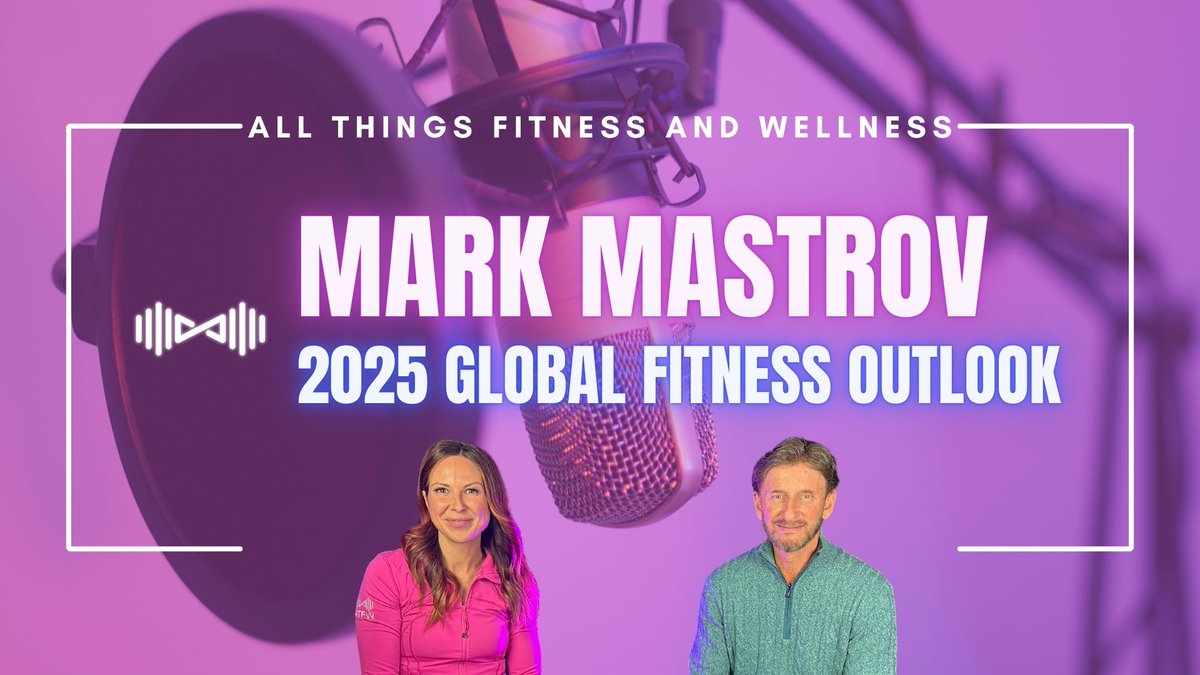 atfw_media's tweet photo. NEW: On The ATFW Podcast, @KrissyVann  sits with Mark Mastrov to explore 2025 fitness trends, tech, &amp; global opportunities. Listen here: 🎧 https://t.co/Cv20uFCcNi #fitnessbusiness #2025outlook #gymowners #gyms https://t.co/nv22ek7vI4