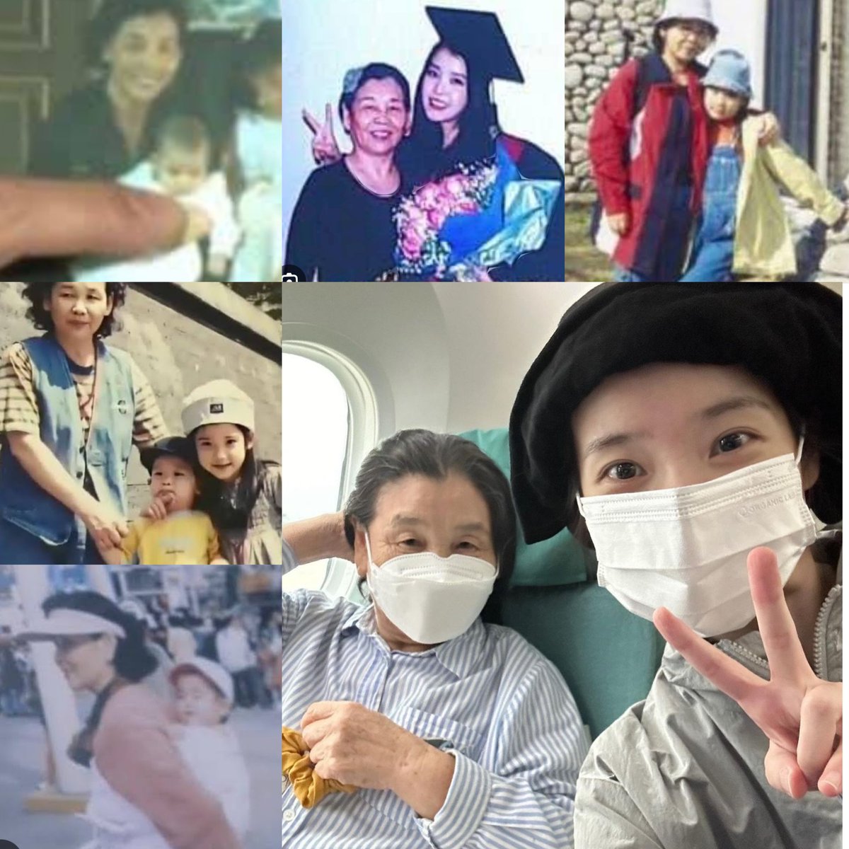 LizAlberio's tweet photo. IU with her grandma...💗 https://t.co/FwZeKfCcWs