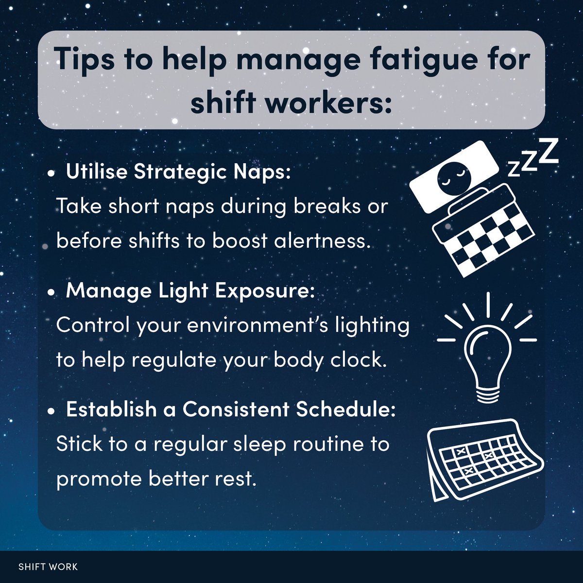 NRSPPaus's tweet image. Ensuring you get adequate rest is essential for staying alert and ready to drive as a shift worker. Check out our Toolbox Talk on shift work for additional tips and strategies to combat fatigue effectively.

Read more at:
nrspp.org.au/product/heavy-…