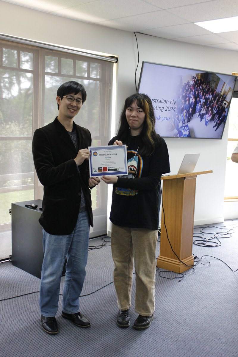 AusFly2024's tweet photo. Congratulations to our two Poster Prize winners, Tara Santamaria and Lauren Kirn! https://t.co/2ORPA0sQWX