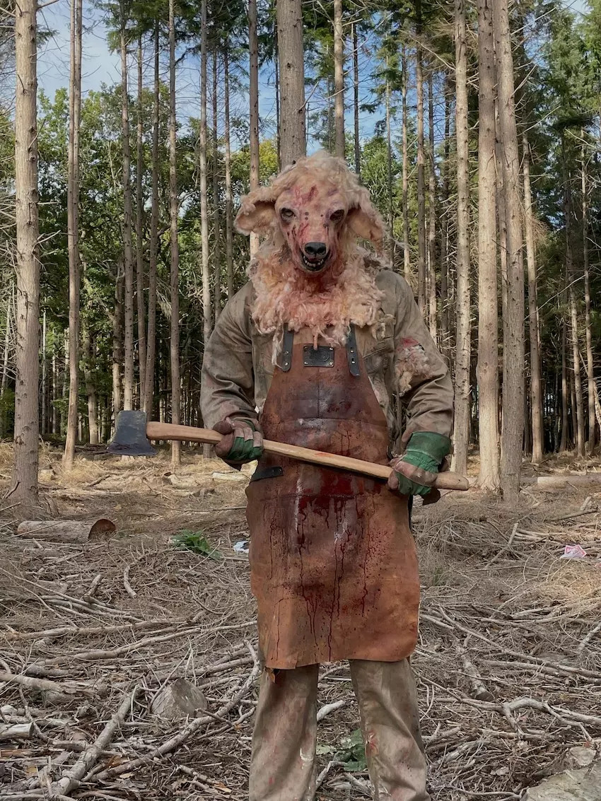 「メリーおばさんのひつじ」
グロシーンもほぼ無く内容もめちゃしょぼかった笑
「悪魔のいけにえ」のパクリかなというシーンが数か所😅
ただ羊人間の殺人鬼のビジュアルは好き🐑