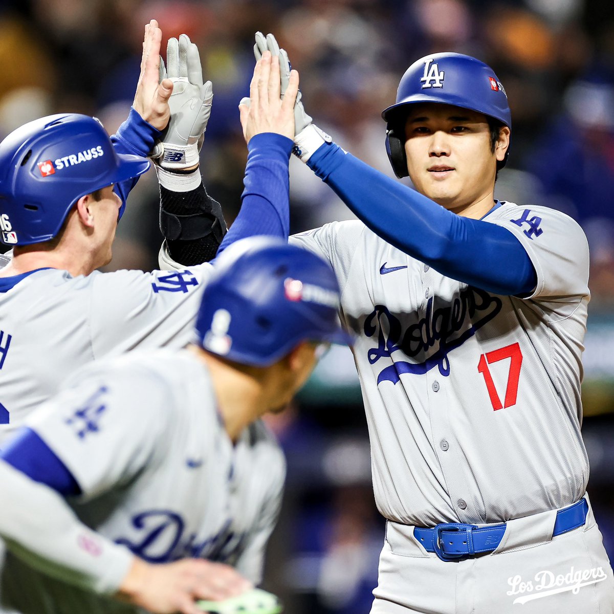 DodgersTailgate's tweet photo. THE DODGERS ARE THE FIRST TEAM IN MLB HISTORY TO RECORD THREE SHUTOUTS WHILE SCORING 8 RUNS DURING A SINGLE POSTSEASON!!

LFG!!! https://t.co/O76JernyP0