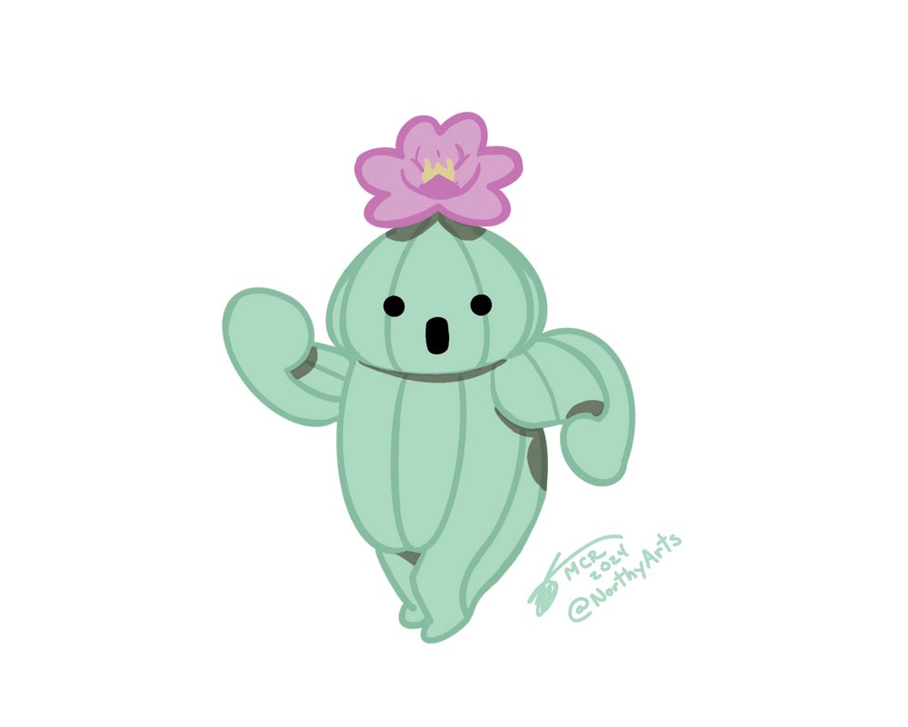 NorthyArts's tweet photo. FFXIV Tankardtender Minion 🌵 Maybe, deep down,  it wants be a Manderville~ #FFXIV #cactuar #ffxivminion #FinalFantasyXIV https://t.co/fYBx5fs9RW