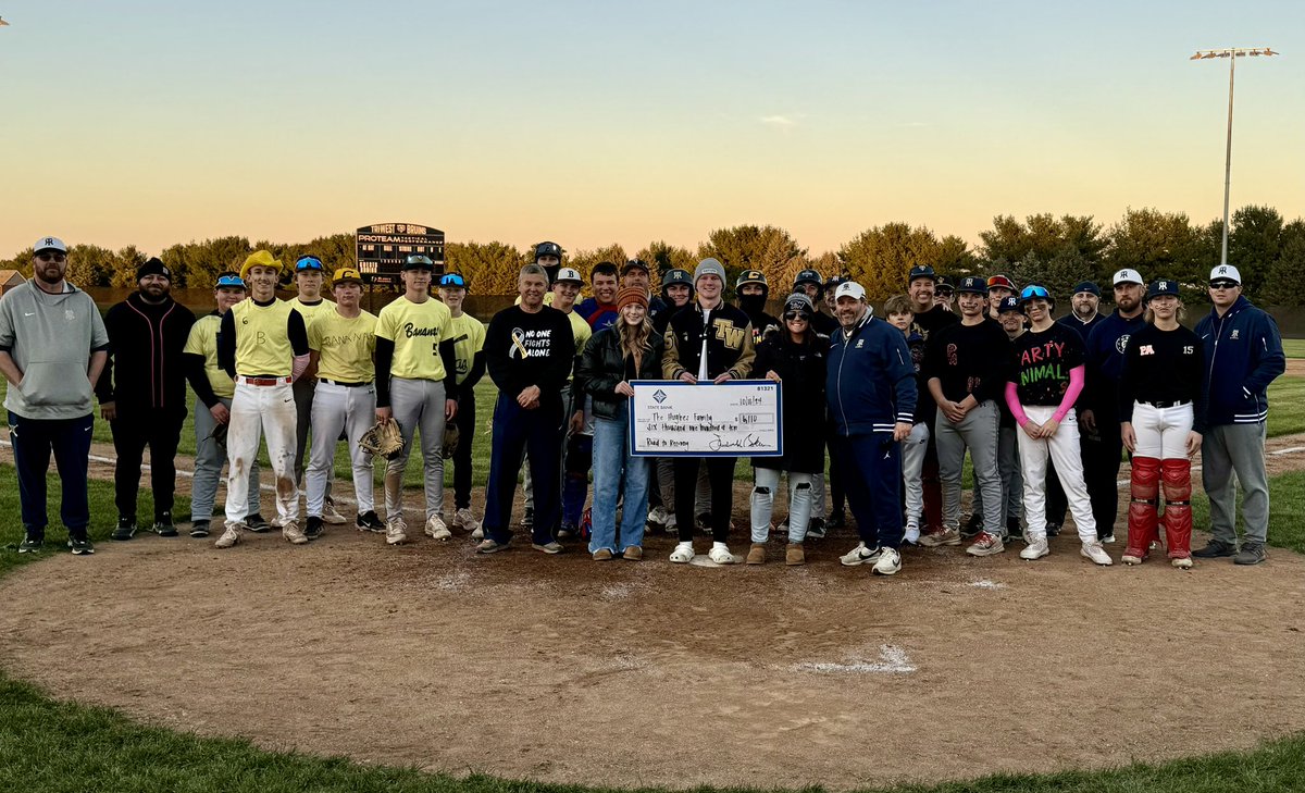 Great example of the sense of family and community at TWHS. Over $6100 raised for the Hughes family by Student Council and the Tri West Baseball &amp; Softball programs. Proud to be a Bruin! <a href="/TriWestBaseball/">Tri-West High School Baseball</a> <a href="/TriWestSoftball/">Tri-West Softball</a> <a href="/triwestsports/">Tri-West High School Athletics</a> <a href="/nwhsc1/">Dr. Scott Syverson</a> <a href="/ScottFrye37/">Scott Frye</a>