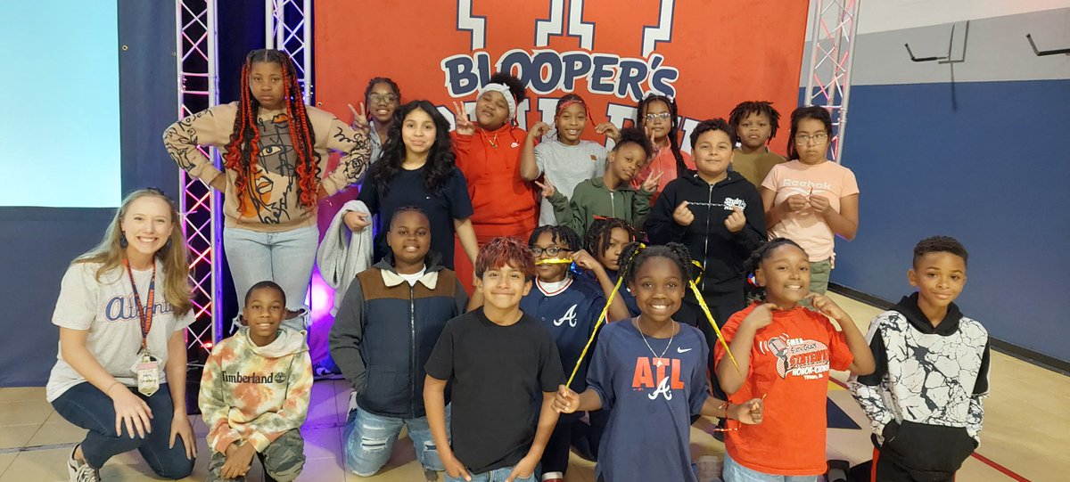 A pep rally with <a href="/Braves/">Atlanta Braves</a> Blooper? Yes please &amp; chop on!