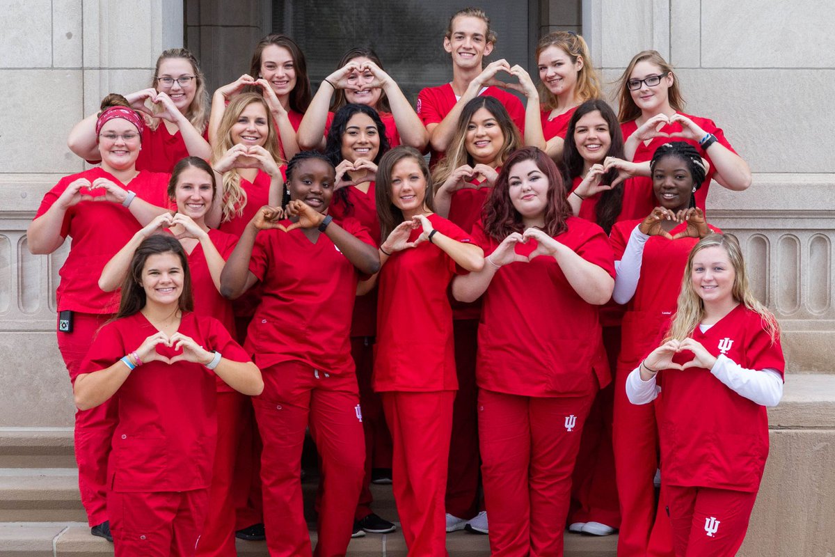 IUnursing's tweet photo. #IUSON students face nursing school challenges head-on – but sometimes they need help. Supporting the IU Nursing Student Emergency Fund this month goes twice as far thanks to a matching gift from alumna Michelle Morgan, BSN’74. Make your gift: https://t.co/JR7GXghwjK https://t.co/UsrSZXOl8d