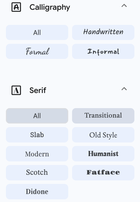 Google Fonts tweet media