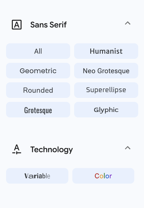 Google Fonts tweet media