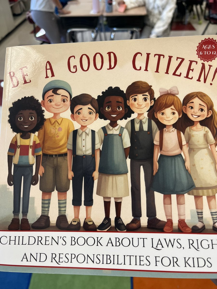 JeffBoogaard's tweet image. Thank you, Miss Cutter, for allowing me to be a guest reader in your class today. I learned a lot about being a good citizen!