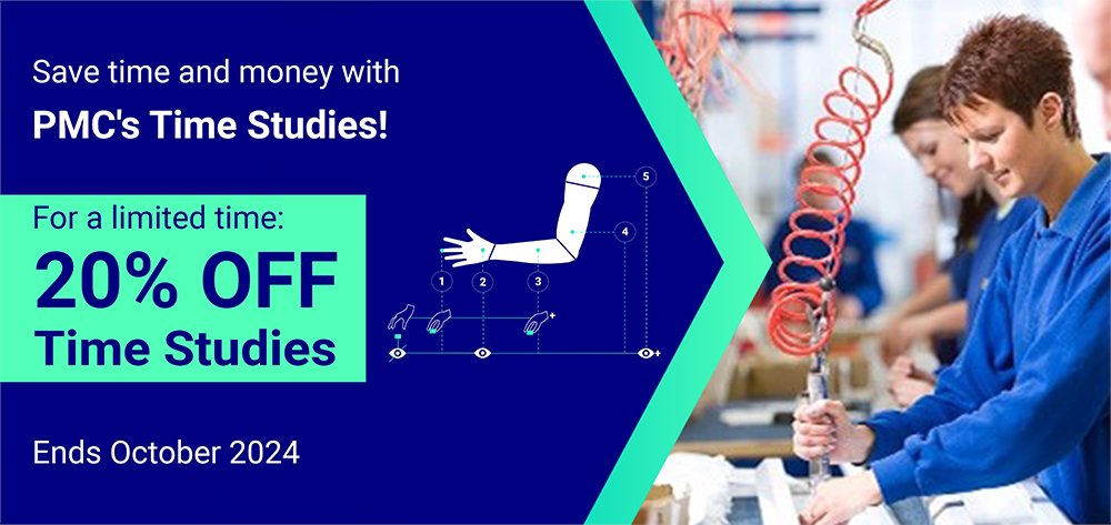 PMC_Corp's tweet image. Get 20% off PMC’s Time &amp;amp; Motion Study Services through October! Improve efficiency, cut waste, and receive expert analysis with tailored solutions for your workflow. Contact us to learn more! bit.ly/3SRejrY
#Timestudy #Timeandmotionstudy #timestudyconsulting