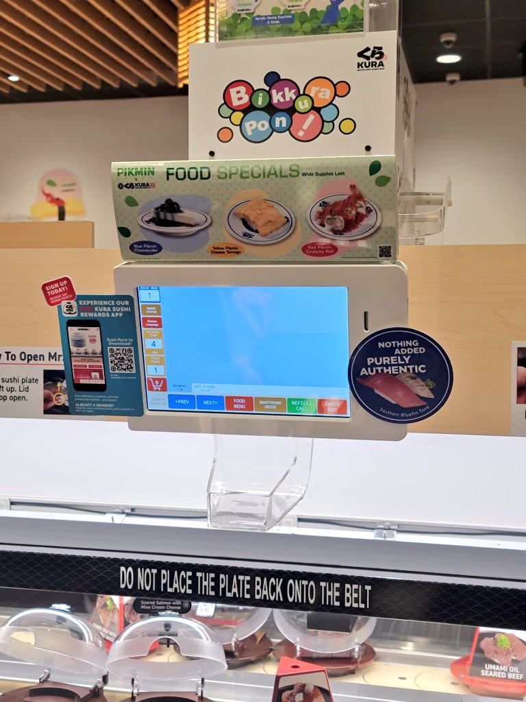 SJfoodscene's tweet photo. Kura Revolving Sushi Bar in Cherry Hill opens on Saturday at 12 noon. I got a peek inside. I'll go back to try the food another time. This is a first of its kind for South Jersey. 🍣 https://t.co/c2m77CtZpK
