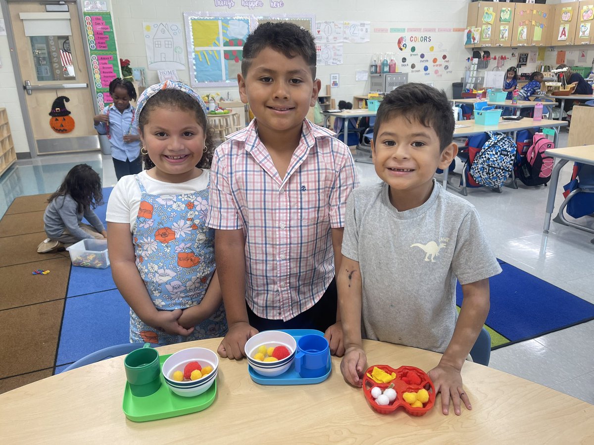 These friends made delicious apple pie during center using math recipes! 🍎🍏🥧 <a href="/RiverbankElem/">RIVERBANK ELEMENTARY</a>