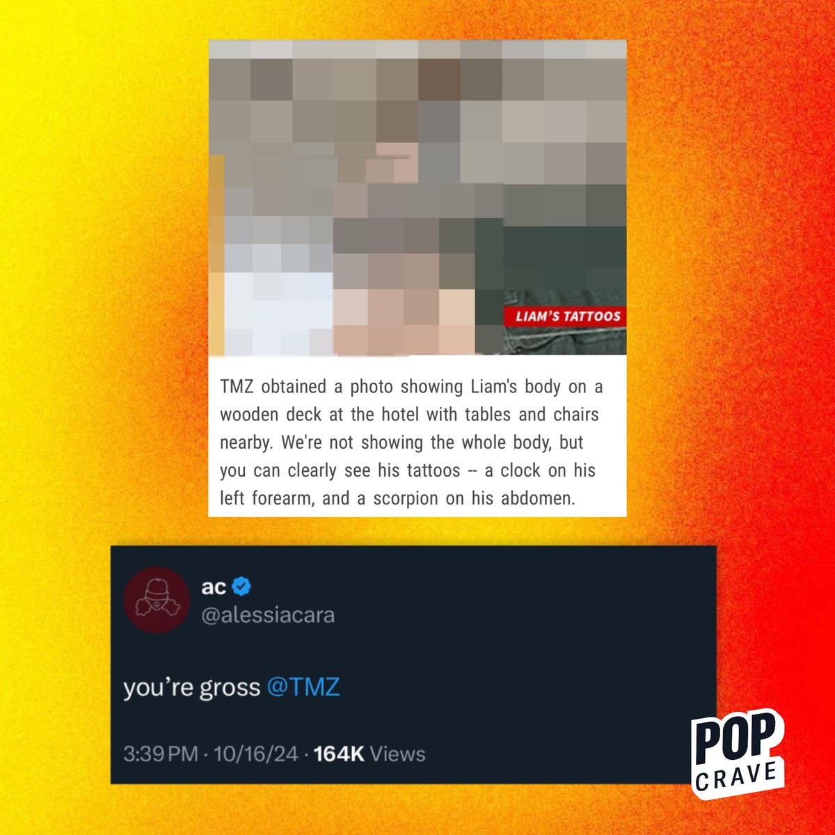 Alessia Cara seemingly calls out TMZ for publishing images of Liam Payne’s body in article reporting his passing.
