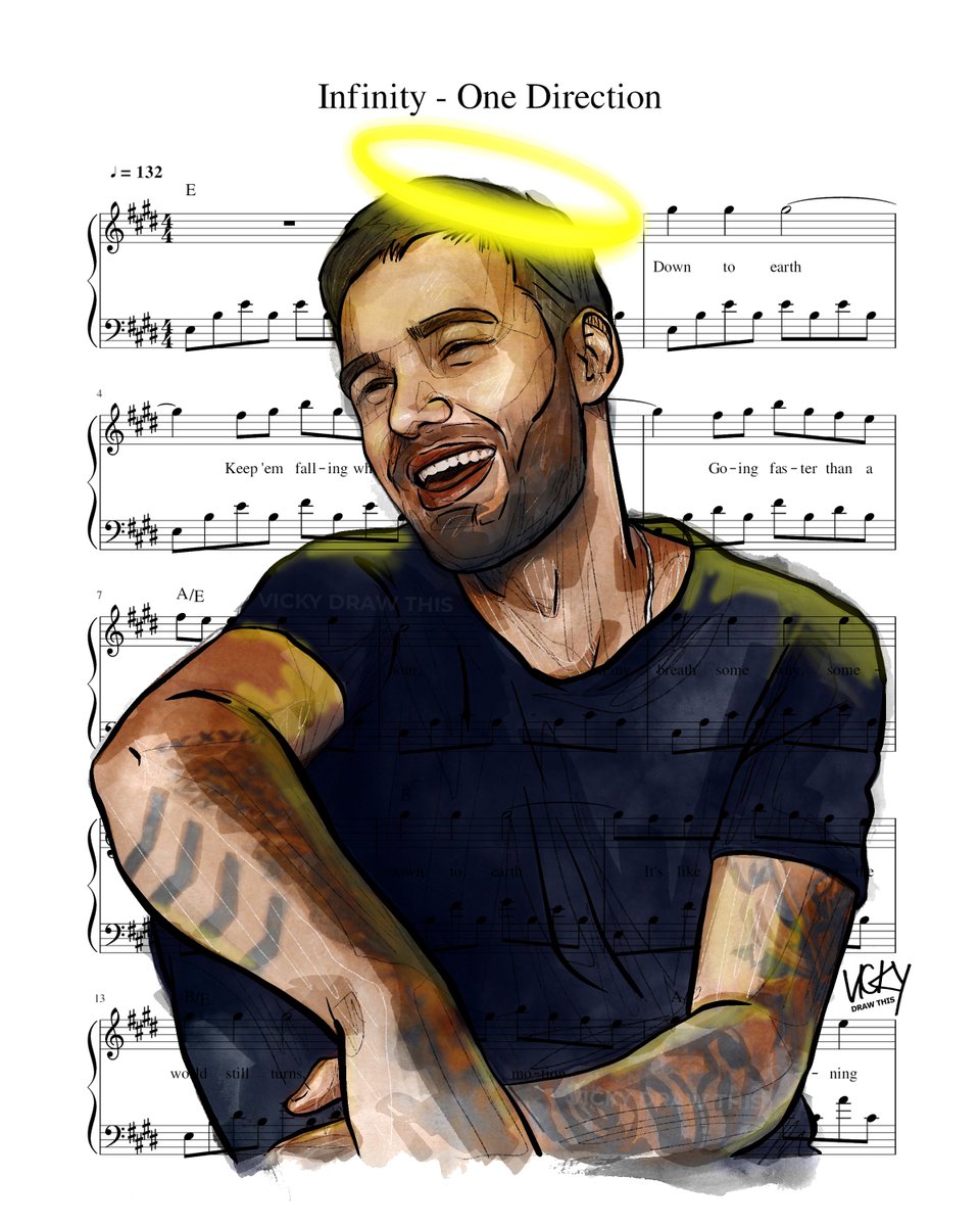 VickyDrawThis's tweet photo. Honoring Liam Payne, whose light will never fade. Rest in peace. https://t.co/ifqdyqEQl9