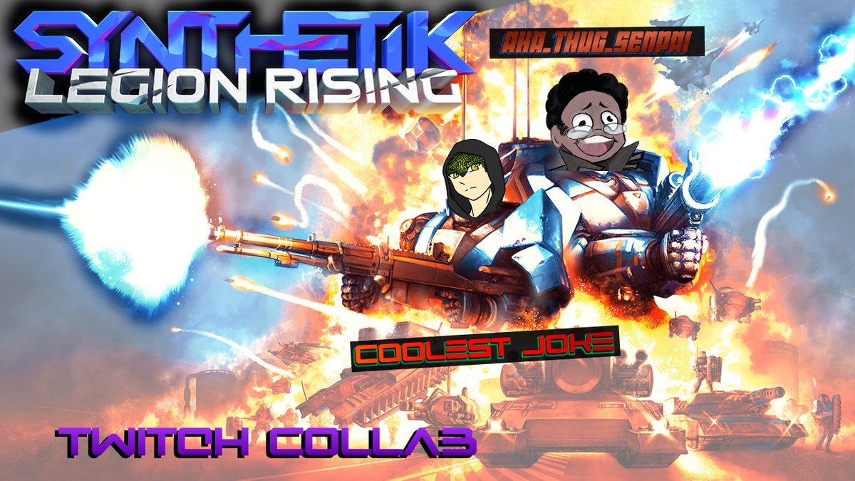 aka_thug_senpai's tweet photo. ITS TIME!! Gonna do a "routine inspection" on this New Mega corp with my homie @CoolestJoke in SYNTHETIK!

Live now!

https://t.co/NYnkeKwnOv

https://t.co/XwgaDaNyqD https://t.co/swmRnrlr12