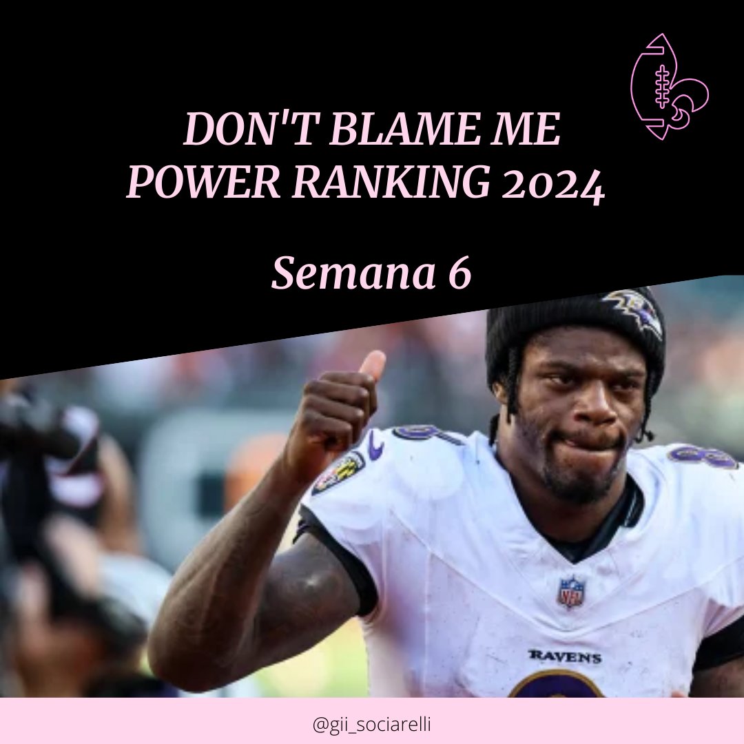 Gii_sociarelli's tweet photo. Don't blame me - NFL makes me crazy✨

Simplesmente um terço da temporada já se foi, e agora é o momento em que as coisas começam a ficar mais equilibradas do que nunca! 🥰

#NFL #NFLBrasil #NFLnaCazeTV #NFLnaESPN #NFLnaRedeTV #NFLStandings #Week6 https://t.co/SD7vMh3xG3