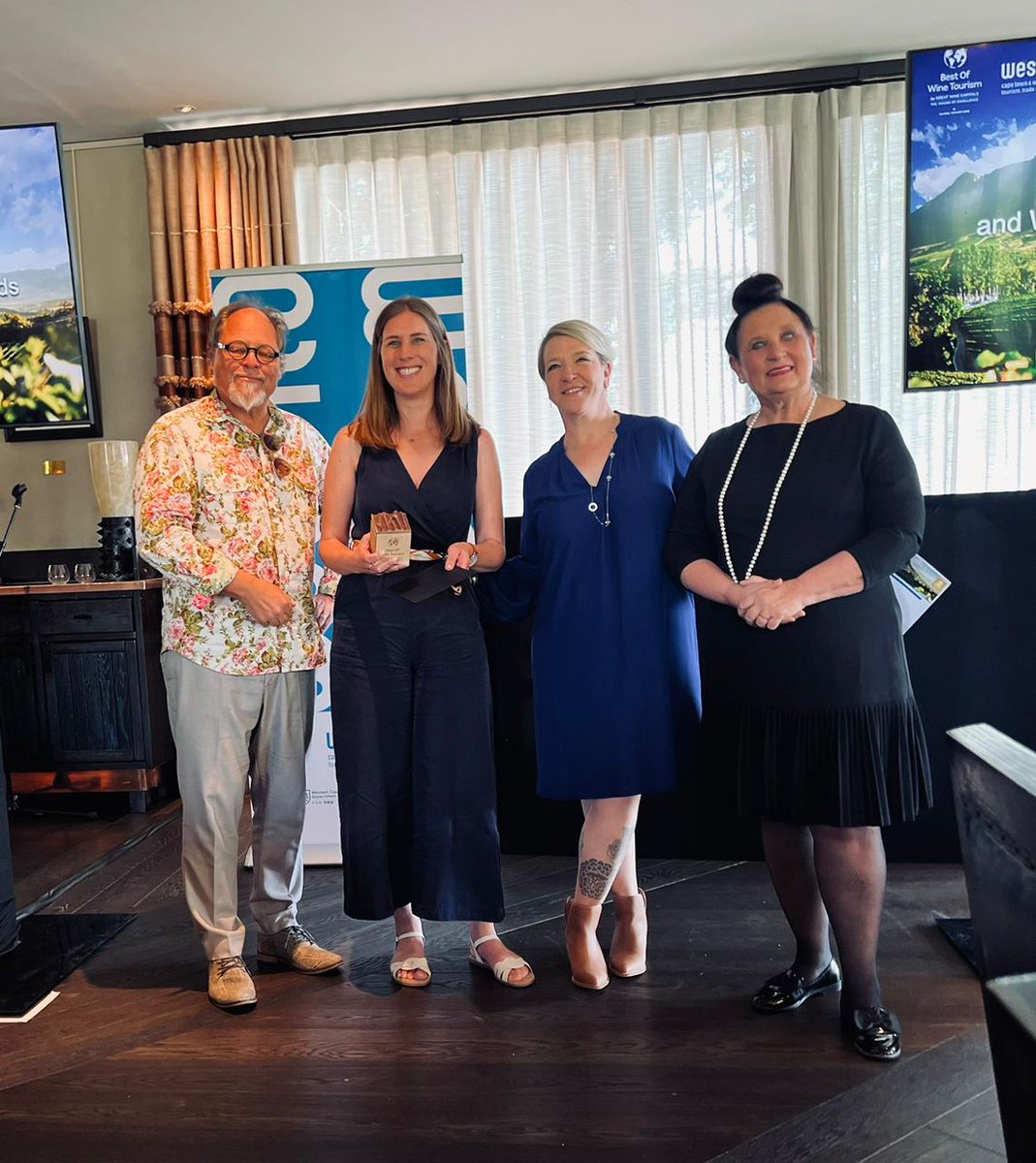StellWineRoute's tweet photo. Congrats to stars at #BestOfWineTourism Awards! 🏆✨ DelaireG 1st Accom + 2nd in Arch/ture &amp; Lscape + Art/Cultr; Rust/Vrede, 2nd Culnry Exp; Ernie Els, 2nd W/Tour Servs; Jordan, 2nd in Sust Pract;
Spier, 1st Art &amp; Clture;
Mratie, 2nd Auth SA Exp;
Hartenbg, 1st Conservn Pioneer. https://t.co/osBcXCo4hJ
