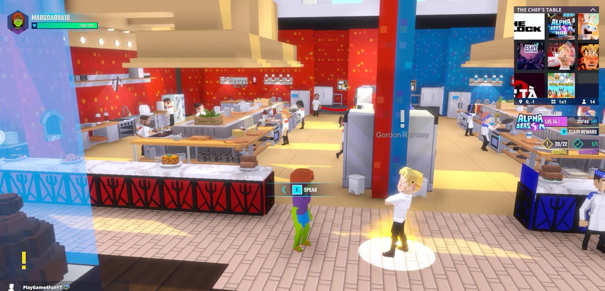 margoabra10's tweet photo. I'm cookin' with @GordonRamsay, in @HellsKitchenFOX The Chef's Table experience, wbu? 👨‍🍳 Come thru and try a new dish! Just need to find that lamb sauce first...🍴🔥  https://t.co/VkV0T9Hl8y #TheSandbox #AlphaSeason4 #AS4SocialChallenge https://t.co/ohrrPFA1kO