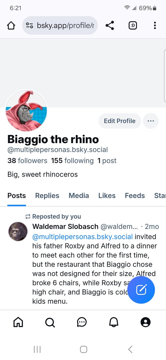 Biaggio the Blushing Behemoth tweet media