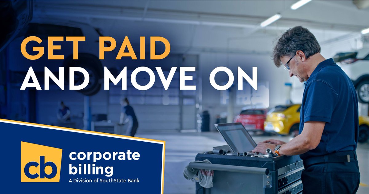corpbill's tweet photo. Corporate Billing partners with Auto Dealers, Truck Dealers, Repair Shops and Parts Suppliers to minimize accounts receivable challenges. We provide daily payments on parts and service commercial invoices. Let CB eliminate your credit, billing, and collection worries. https://t.co/uVonOteTYt