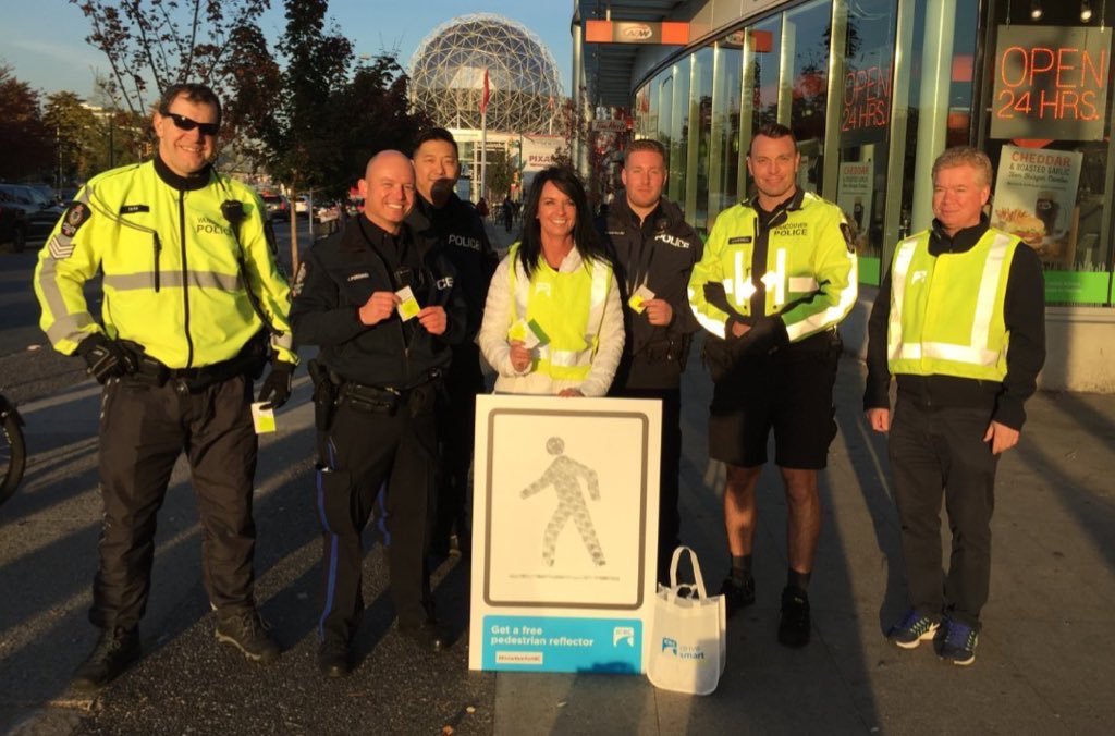 martynschmoll's tweet photo. Just getting a head start on @icbc’s annual #KnowYourPart victim-blaming campaign. They’ll be flooding social media, radio, and television with their usual “shared responsibility” rubbish and we’ll see them everywhere handing out useless reflectors. Drag them. https://t.co/j2ihXtwrYg