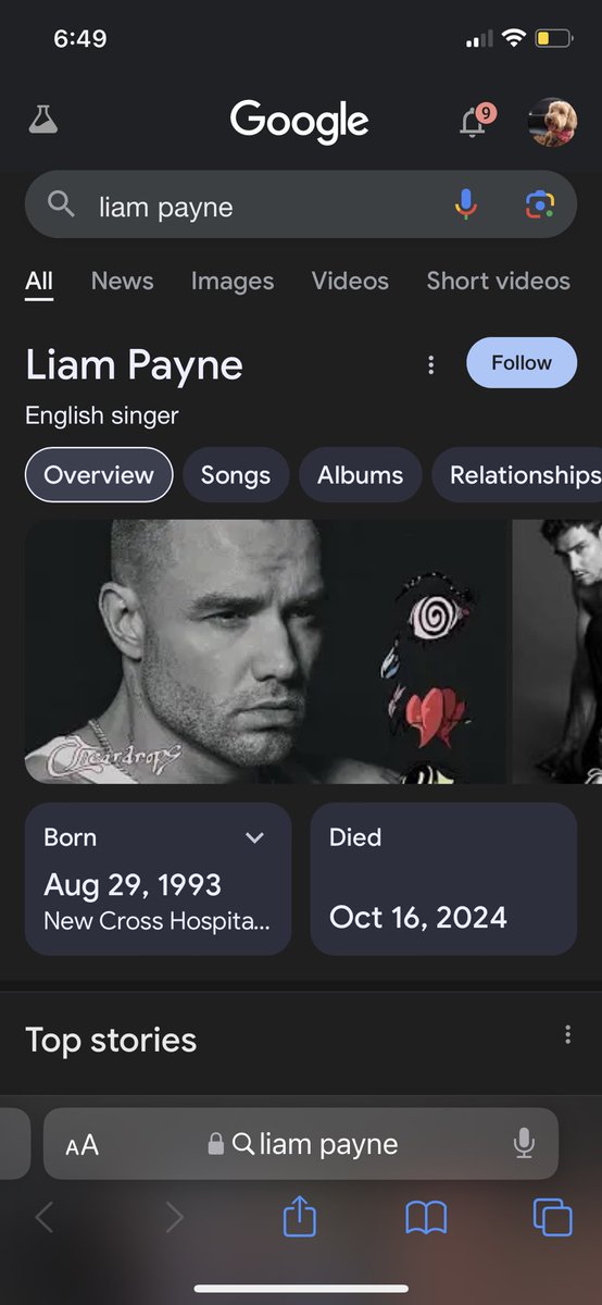 obviouslyjuliee's tweet photo. I just found out an hour ago that Liam Payne died, when I heard from my friend I thought she was joking… until I saw these stories💔 I mean, to hear that a One Direction member has died, it leaves a whole in my heart. My teardrops fall for you, Liam James Payne. 🥹😭 https://t.co/jLB3RCgh1j