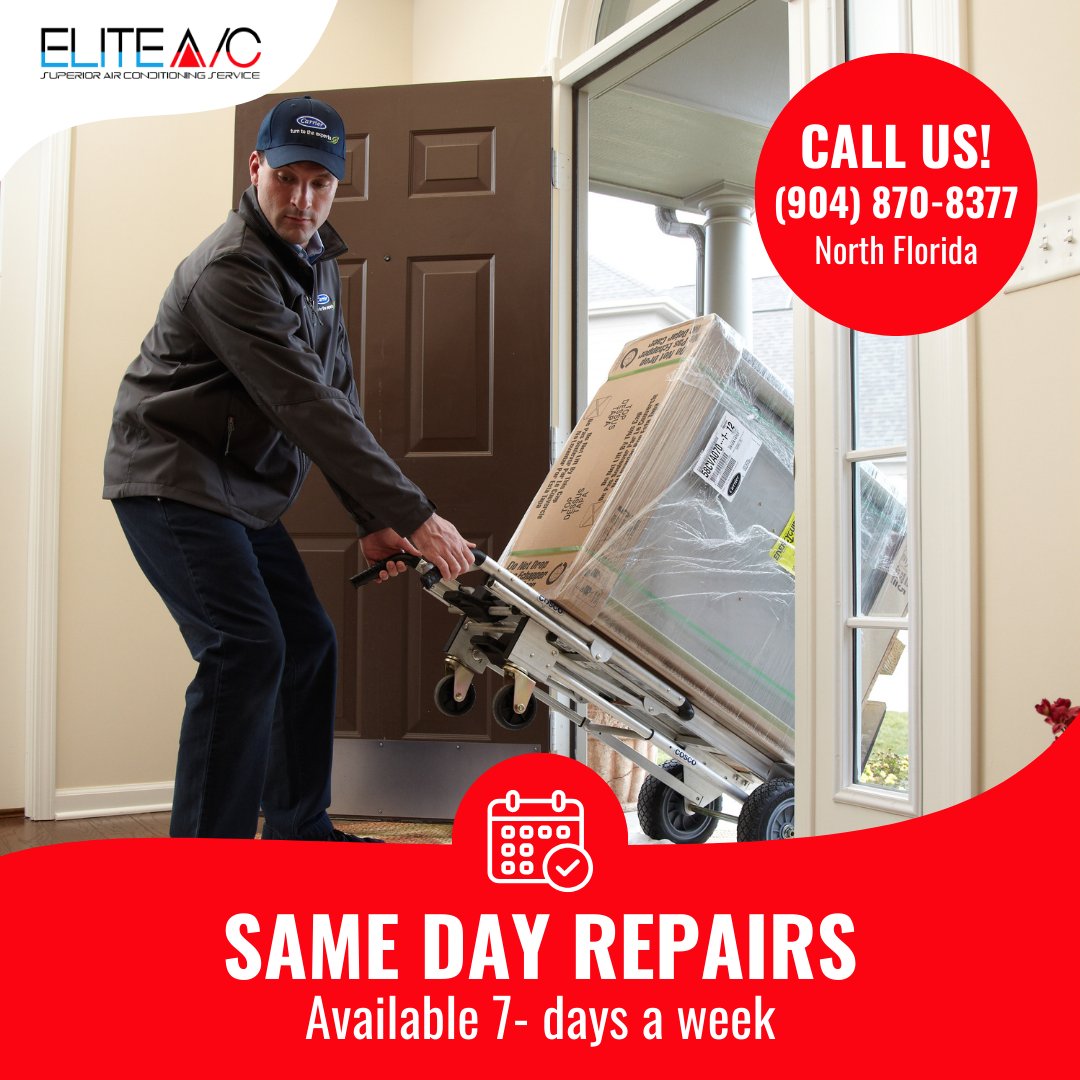 Elite_AC_LLC's tweet photo. 🌬️ No sweat, no wait! 🛠️ Elite AC LLC offers same-day repairs to keep you cool when it matters most. Why suffer in the heat? We’ve got you covered! Call us today and let’s get your AC back in action. ❄️ #SameDayService #EliteACRepairs #CoolAndComfy https://t.co/gazNdbqj7A