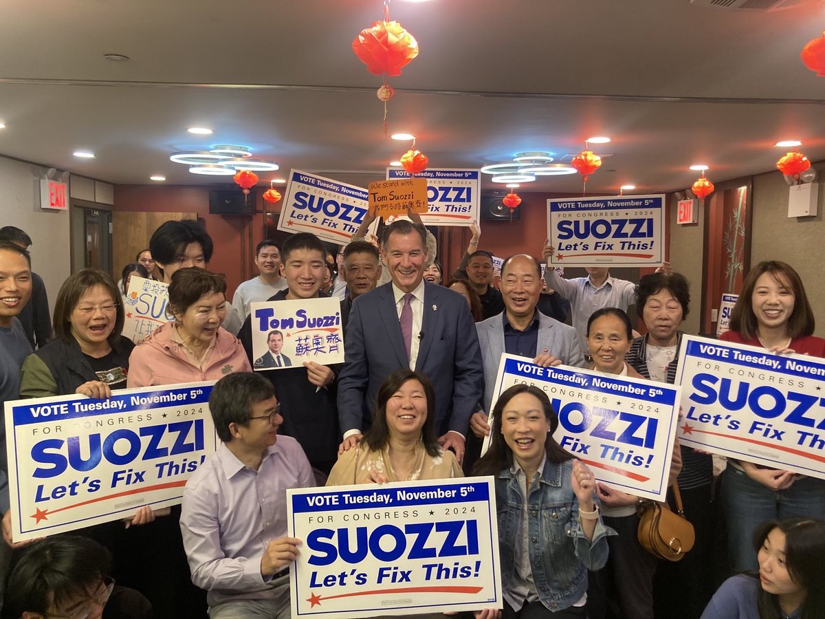We are coming down to the wire with November 5th right around the corner! Over the weekend #AAPI support was out in force for Dim Sum With Suozzi! Queens and Nassau County need proven leadership in DC so let’s make sure we are energized to GOTV in the coming days!