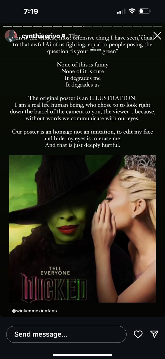 hellosam101's tweet image. Tone deaf af @cynthiaerivo