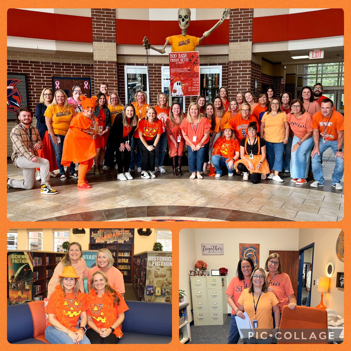 LibladyLopez's tweet photo. Our Spartans showed that we stand UNITED &amp; act Responsibly for Digital Citizenship week! @kidsectech @katy_libraries @SLJHSpartans @SLJHLibrary #KatyDigCit #7ljhpride https://t.co/2pgaf6v0ne